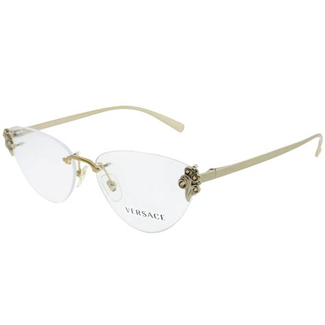 versace lentes dama|versace rimless eyeglasses.